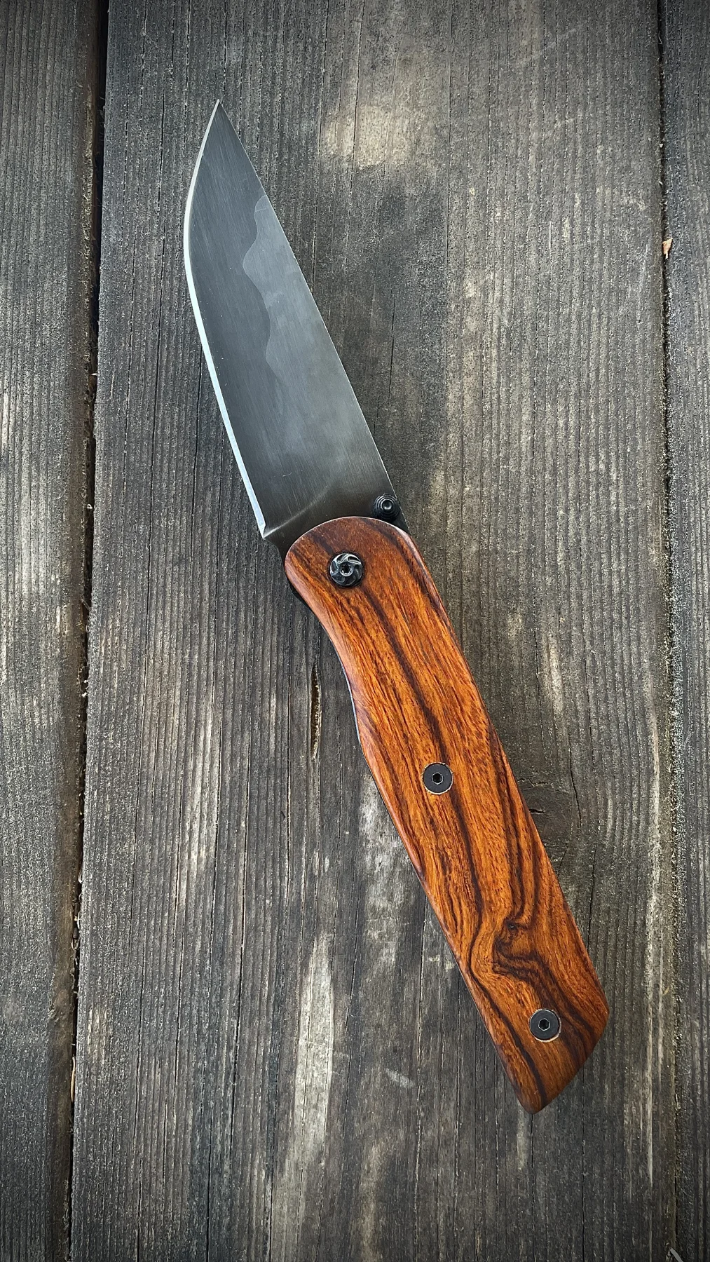 Desert Ironwood Fox handmade Fox knife