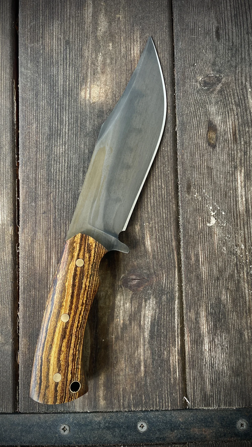 Bocote Bowie handmade Bowie knife