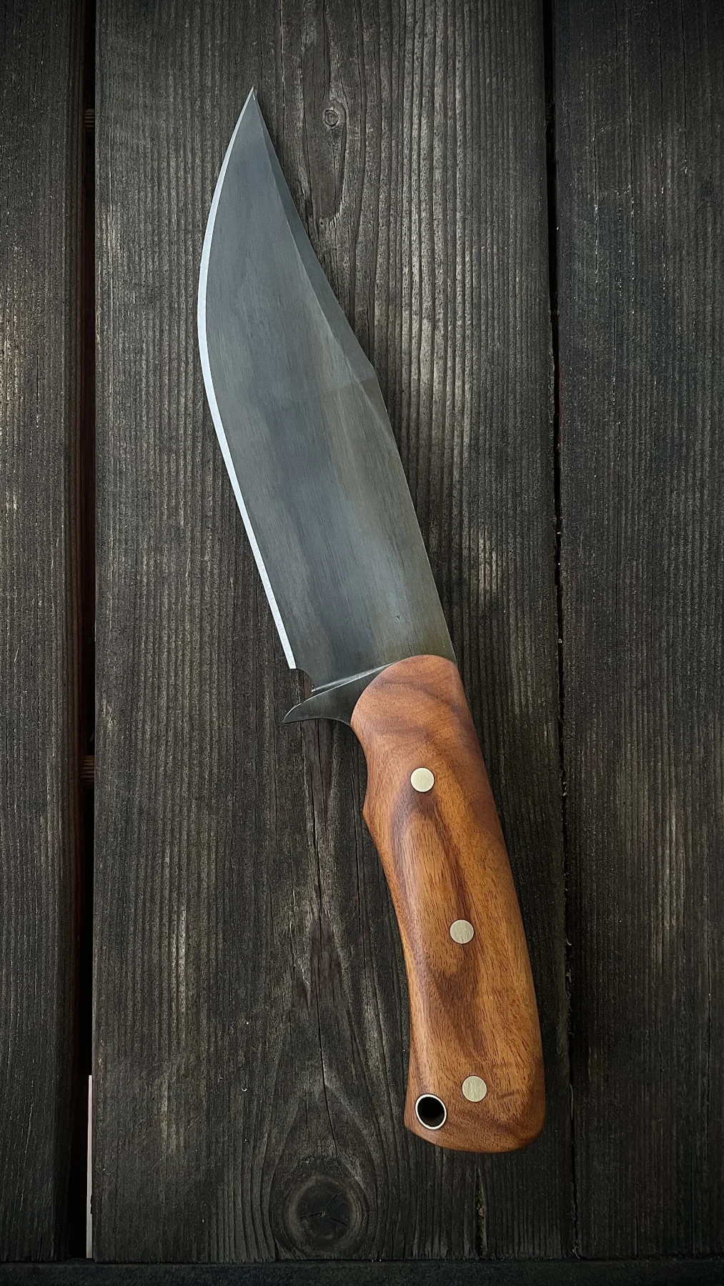 Padauk Bowie handmade Custom Bowie knife