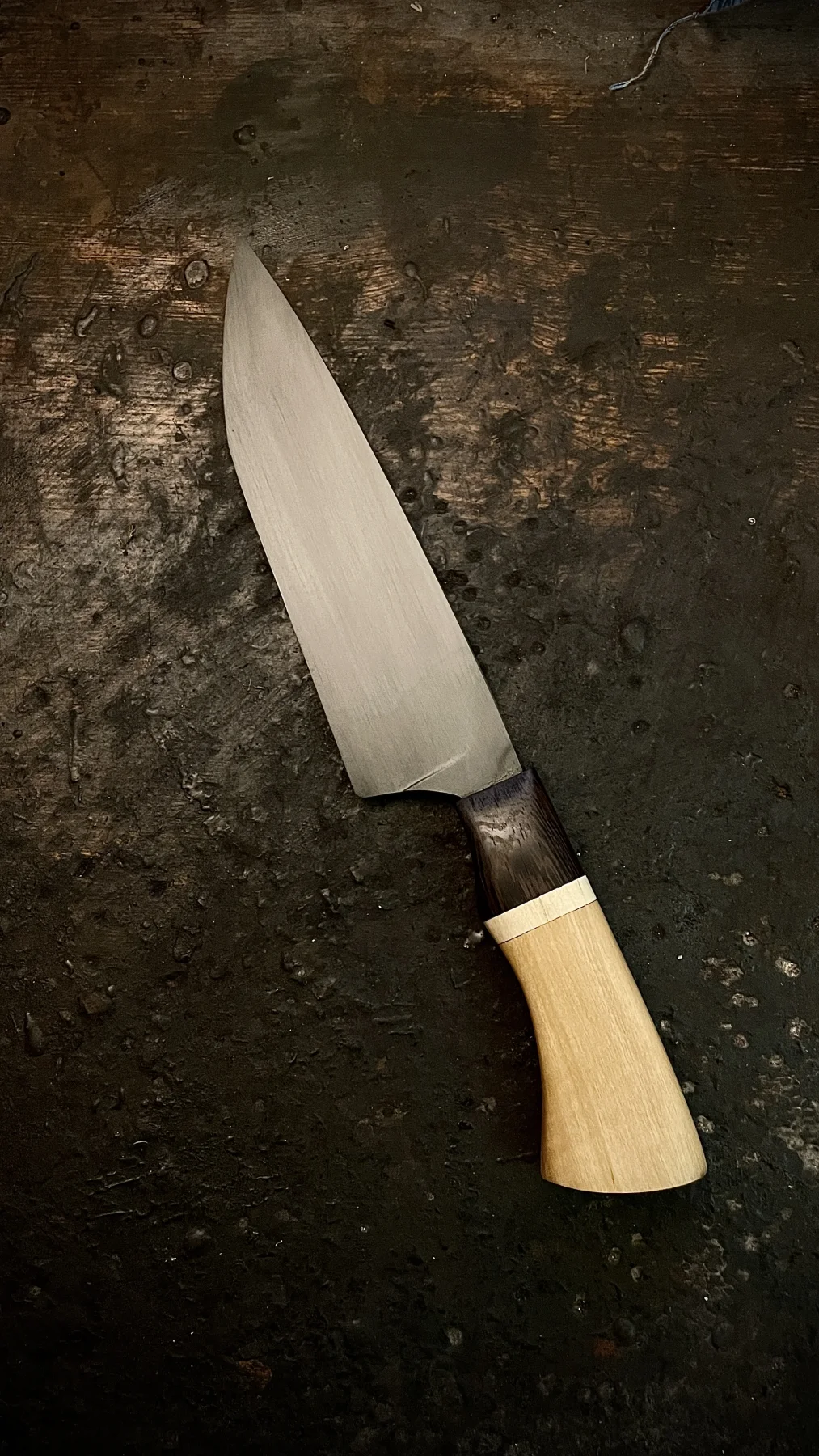 The Cook handmade knife second view