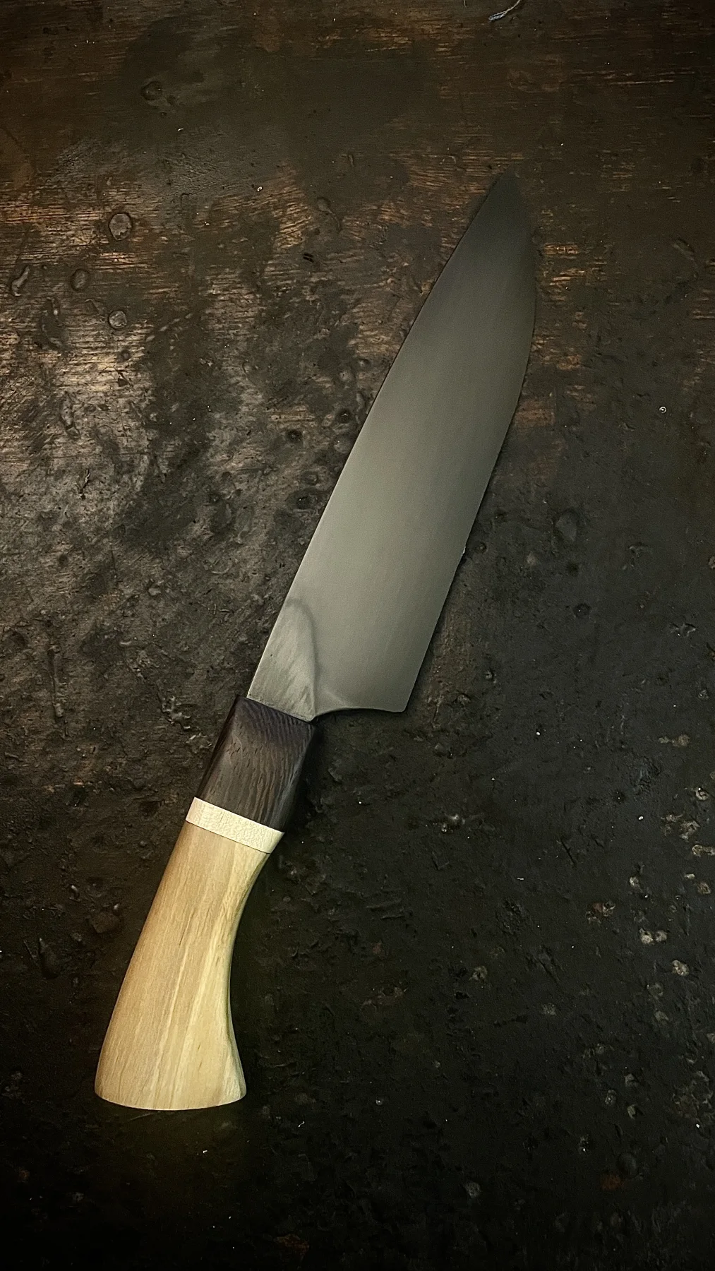 The Black Spot Cook handmade The Cook knife