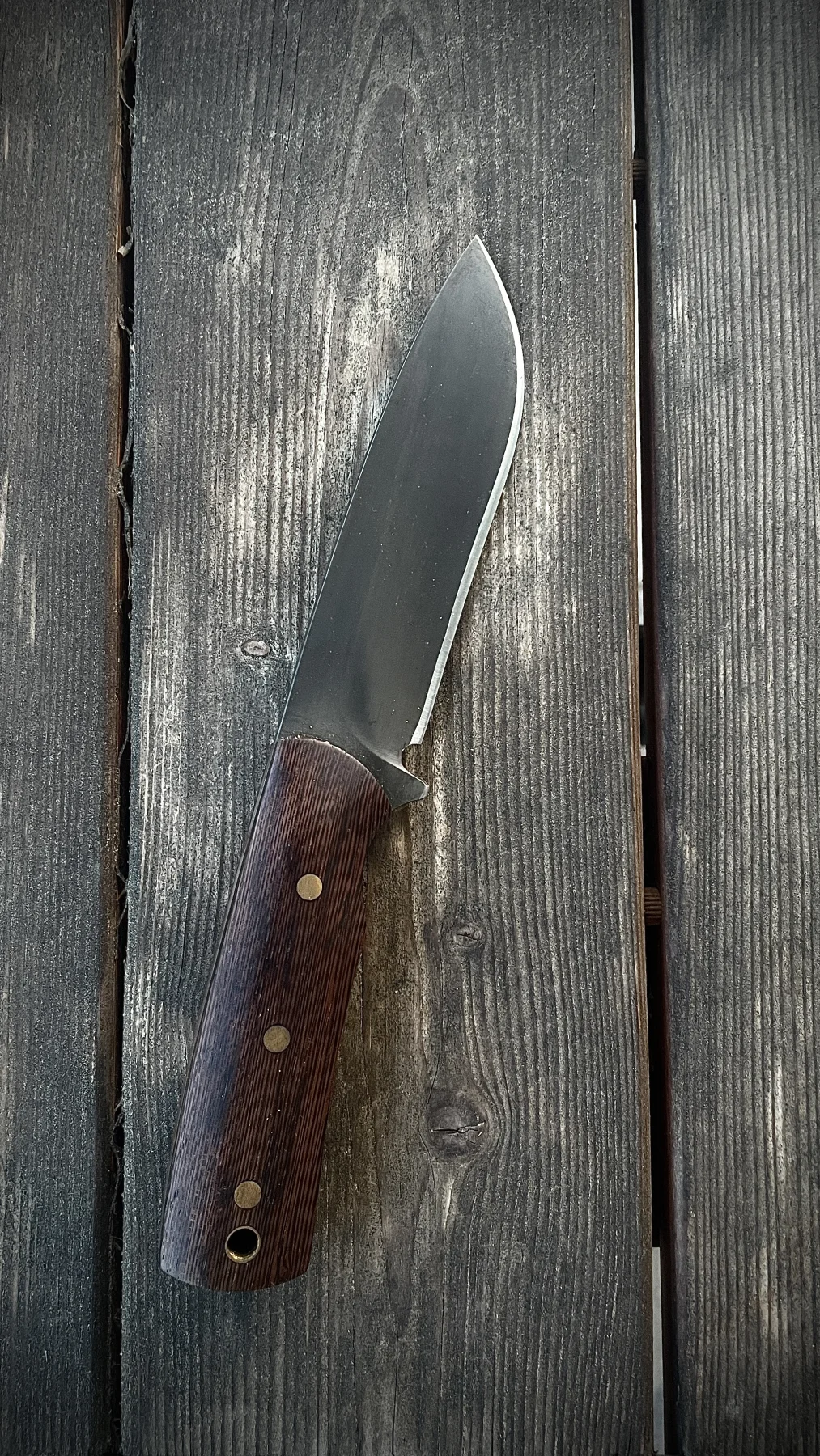 Wenge Wolf handmade Wolf knife