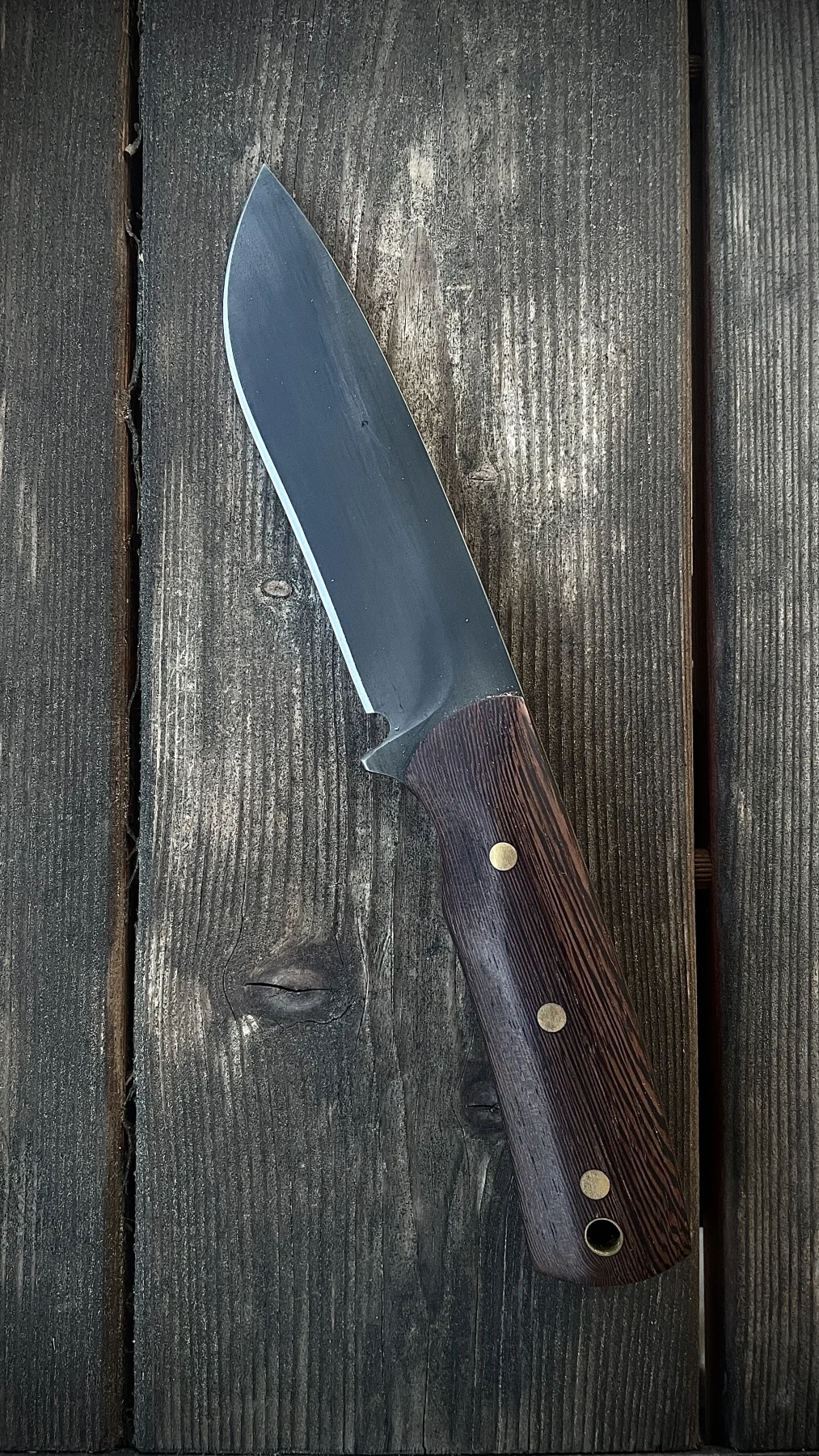 Wenge Wolf handmade knife second view
