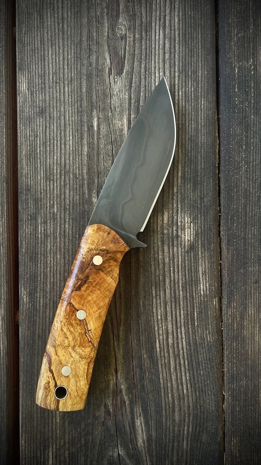Burl Wolverine handmade Wolverine knife